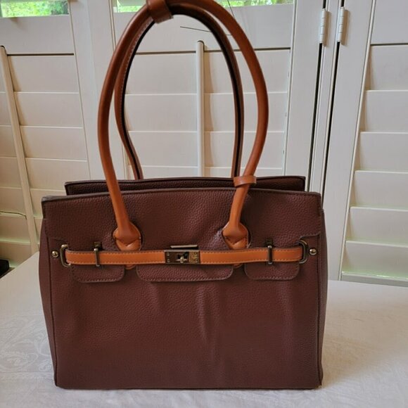 Adrienne Vittadini Satchel Tote Purse - See Photos - Picture 2 of 15